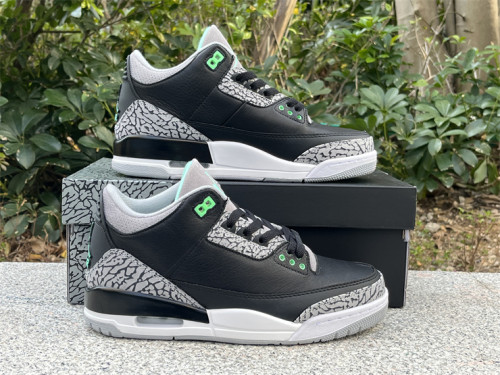 Authentic Air Jordan 3 “Green Glow”