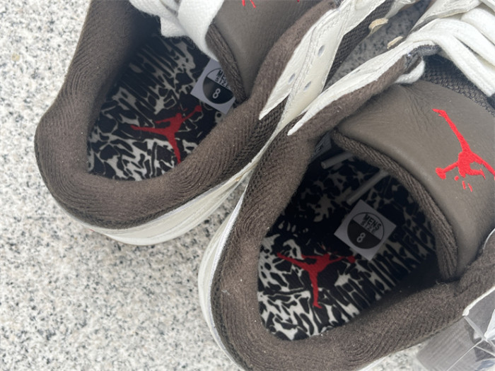 Authentic Travis Scott x Jordan Cut The Check Mocha