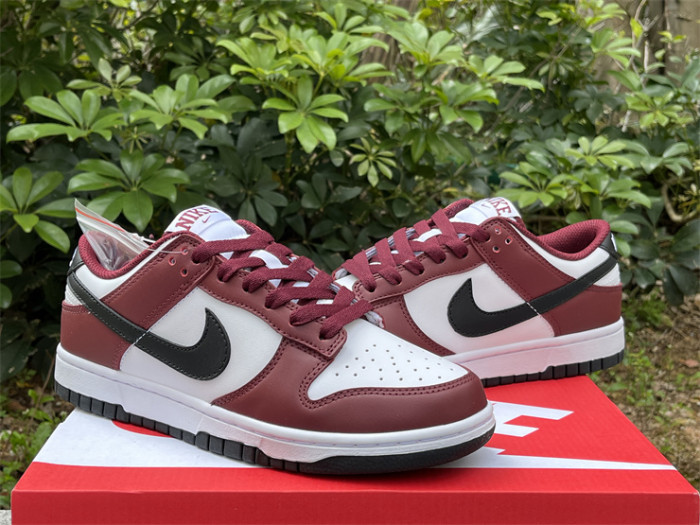 Authentic Nike Dunk Low Dark Team Red