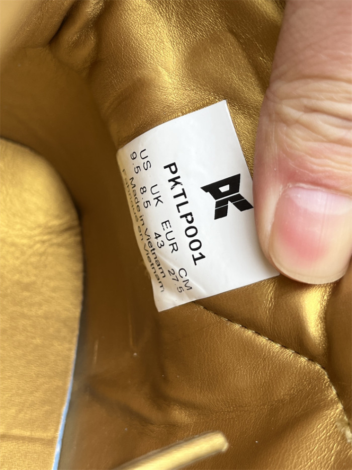 Trump High Top Gold Shoes