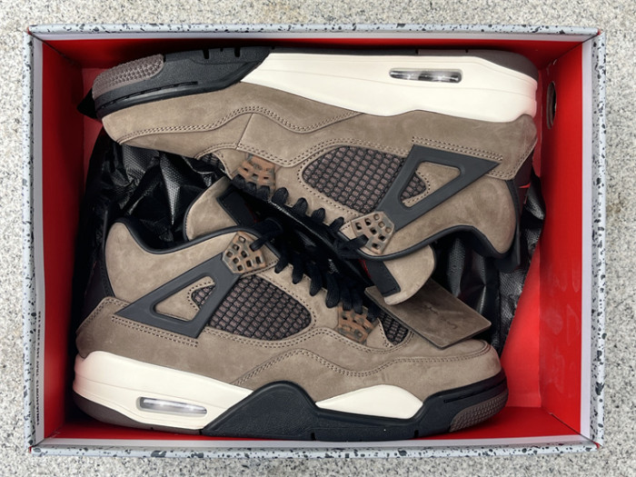 Authentic Travis Scott x Air Jordan 4 Dark Mocha