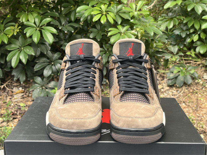 Authentic Travis Scott x Air Jordan 4 Dark Mocha