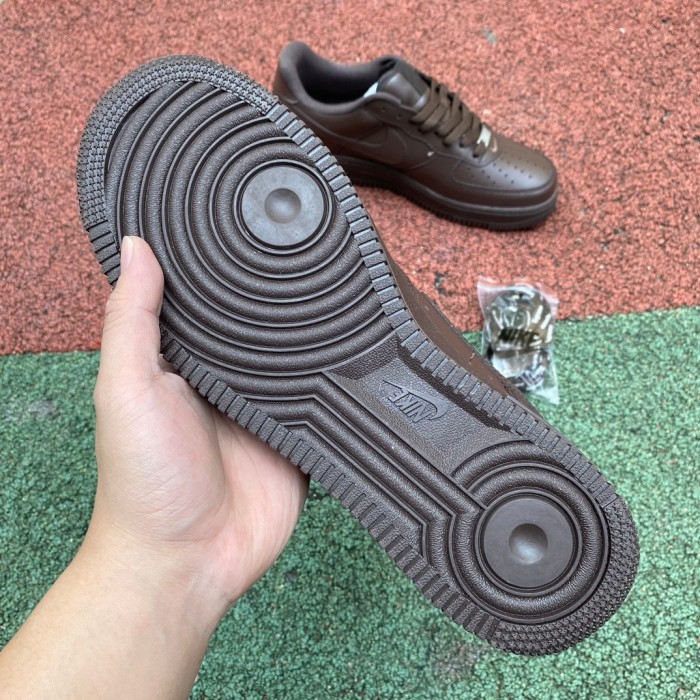 Authentic Supreme x Nike Air Force 1 Low Brown