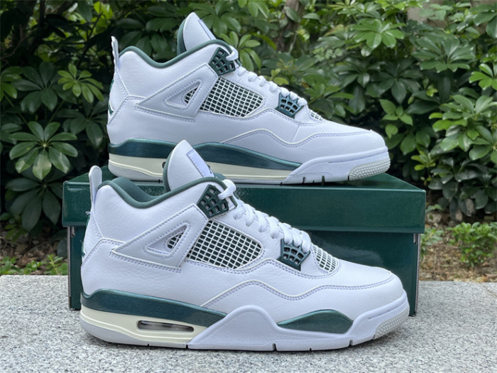 Authentic Air Jordan 4 Oxidized Green