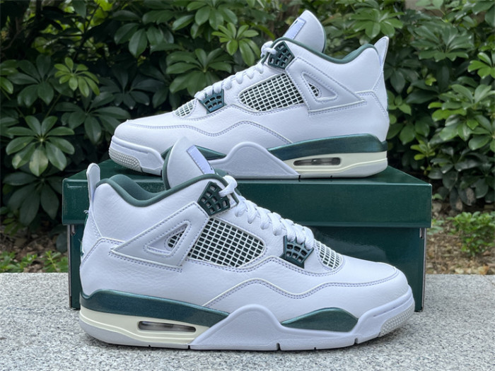 Authentic Air Jordan 4 Oxidized Green