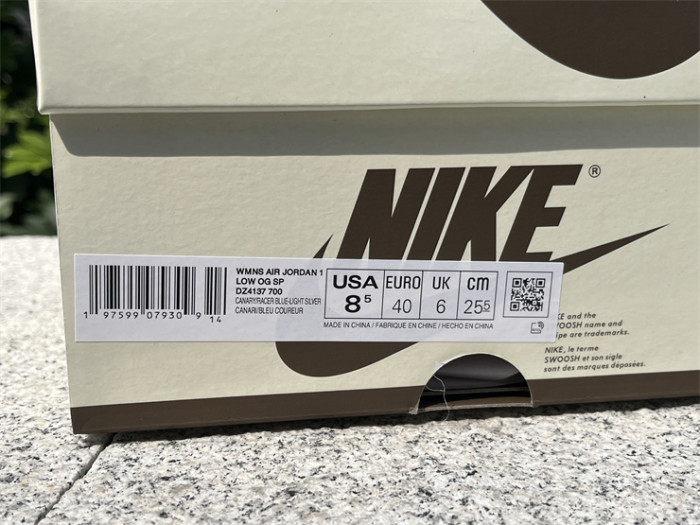 Authentic Travis Scott x Air Jordan 1 Low “Canary”