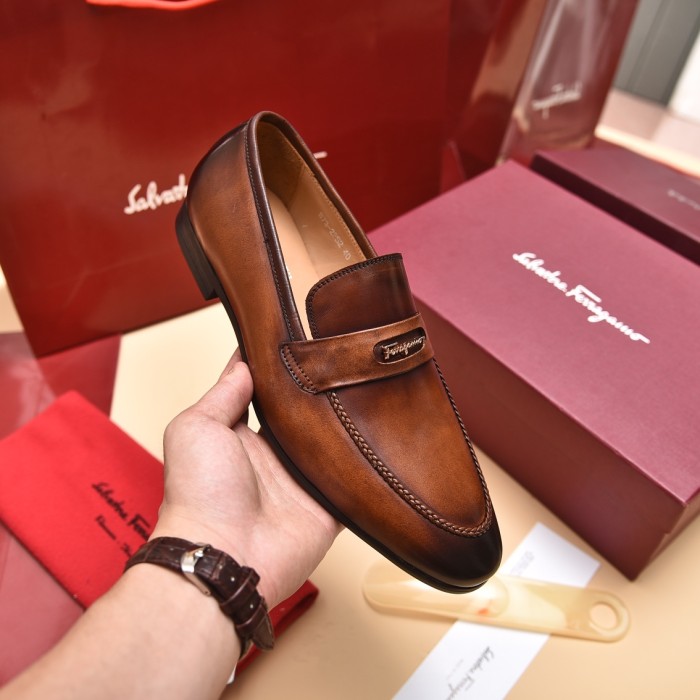 Ferragamo Men shoes 1：1 quality-365