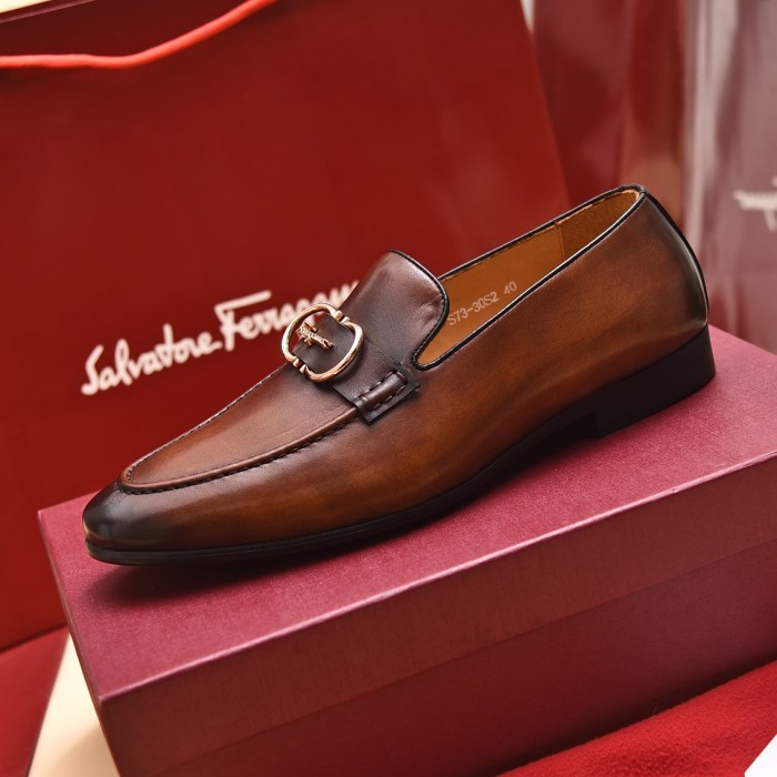 Ferragamo Men shoes 1：1 quality-368