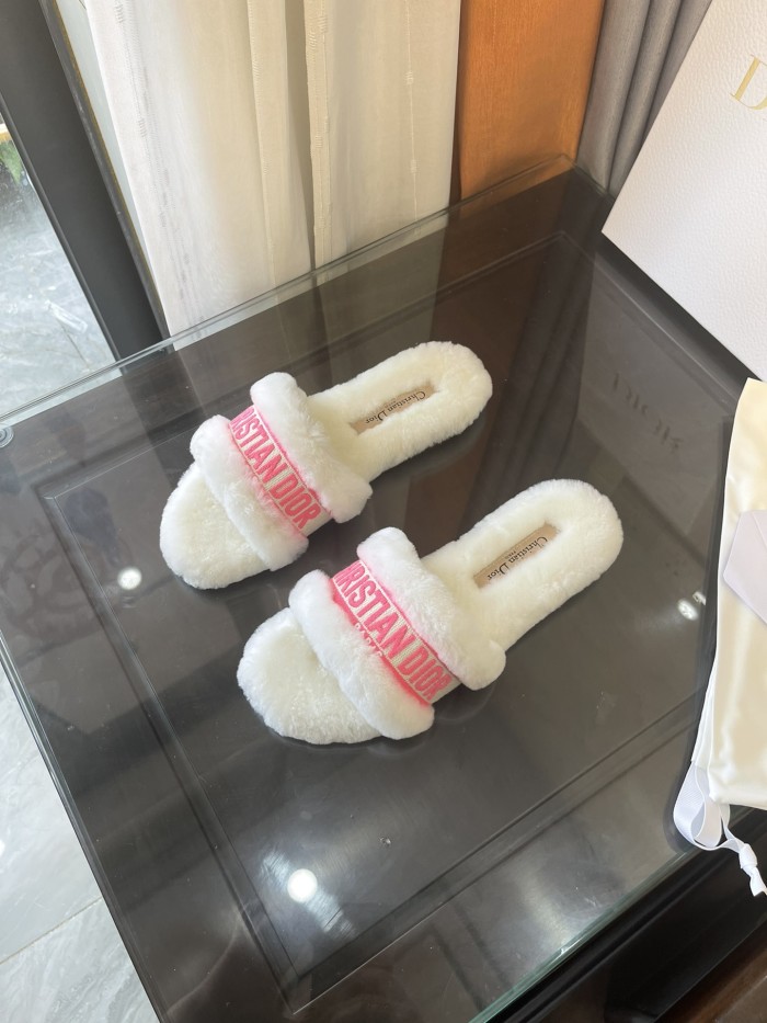 Dior women slippers 1：1 quality-186