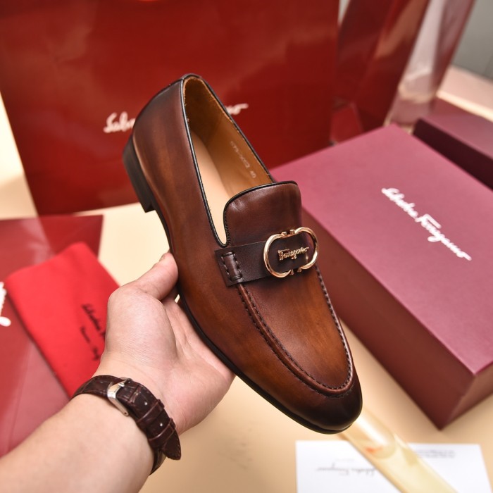 Ferragamo Men shoes 1：1 quality-368
