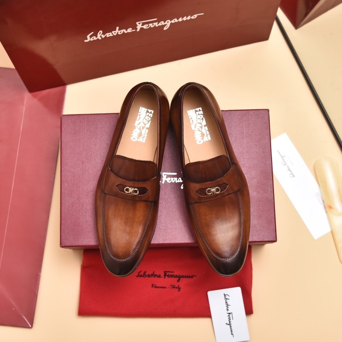 Ferragamo Men shoes 1：1 quality-374