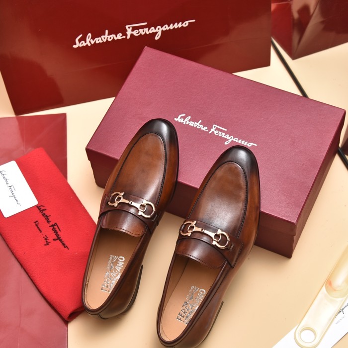 Ferragamo Men shoes 1：1 quality-371