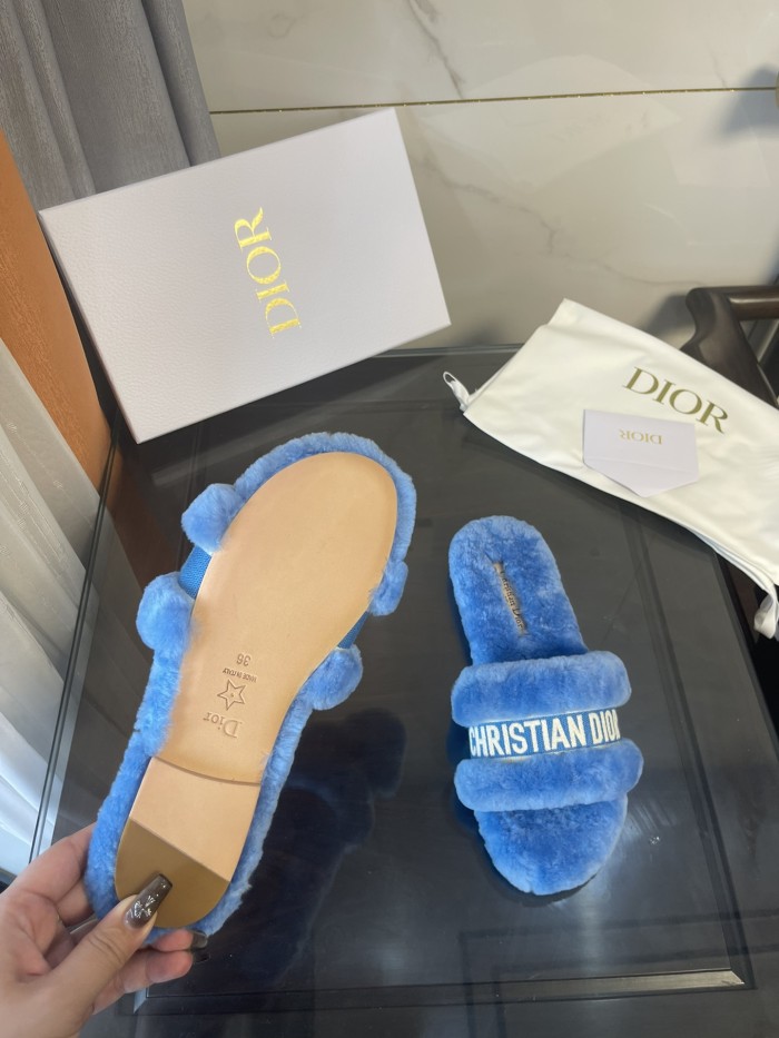 Dior women slippers 1：1 quality-187