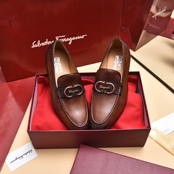 Ferragamo Men shoes 1：1 quality-368