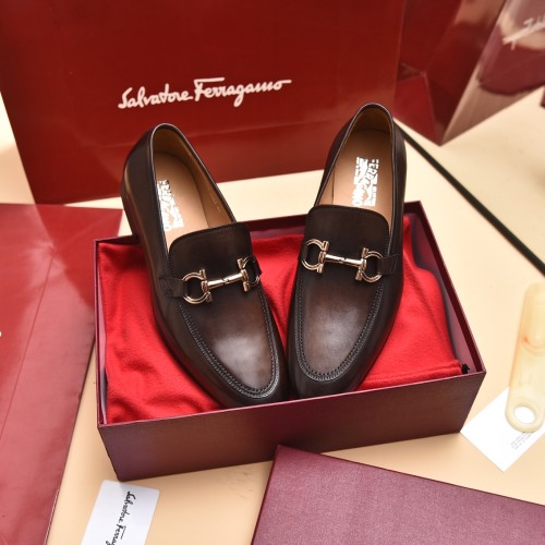 Ferragamo Men shoes 1：1 quality-375