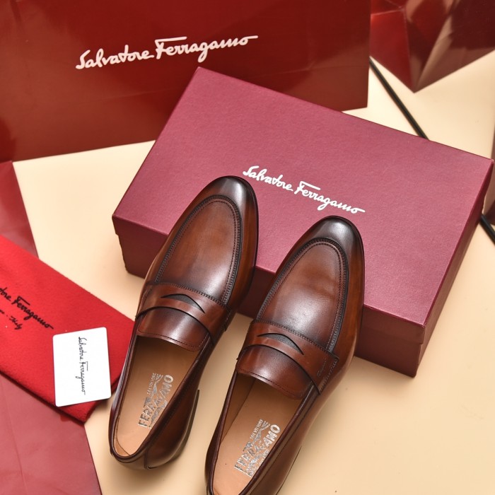 Ferragamo Men shoes 1：1 quality-359