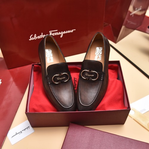 Ferragamo Men shoes 1：1 quality-366