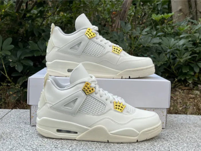 Authentic Air Jordan 4 “Metallic Gold”