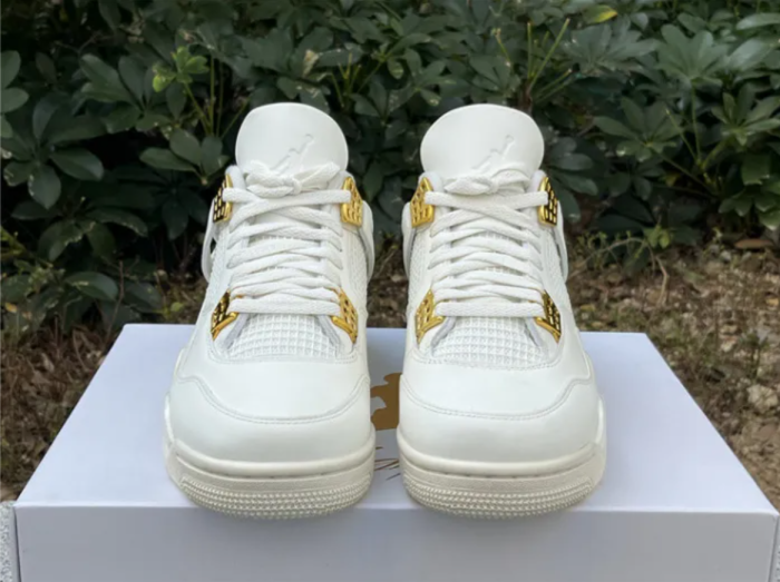 Authentic Air Jordan 4 “Metallic Gold”