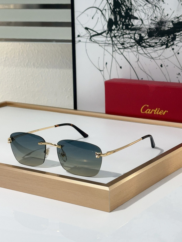 Cartier Sunglasses AAAA-5299