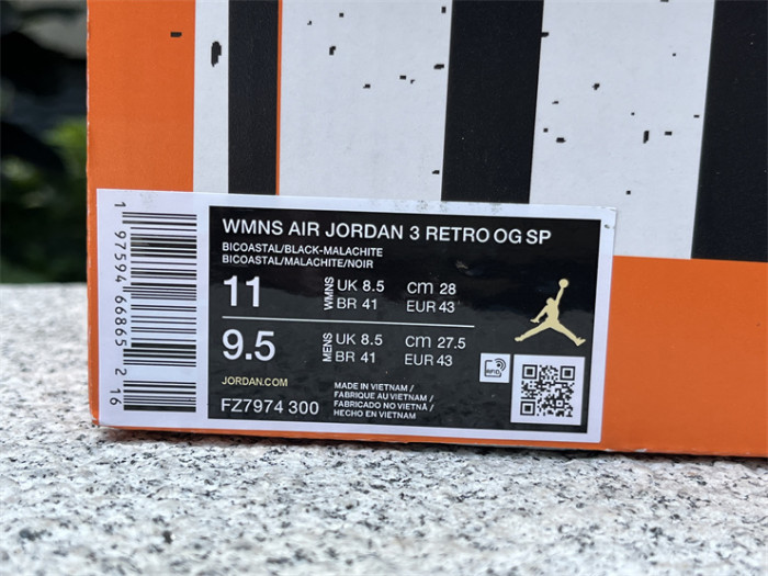 Authentic Nina Chanel Abney x Air Jordan 3