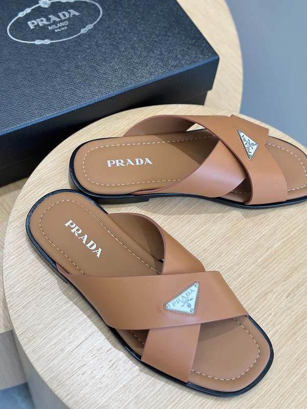 Prada men slippers 1：1 quality-039