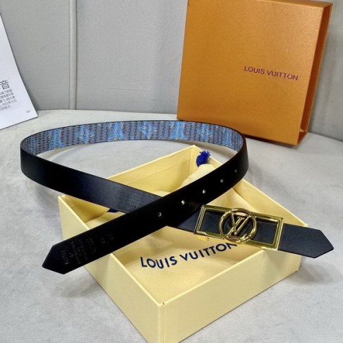 Super Perfect Quality LV Belts(100% Genuine Leather Steel Buckle)-4474