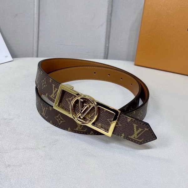 Super Perfect Quality LV Belts(100% Genuine Leather Steel Buckle)-4473