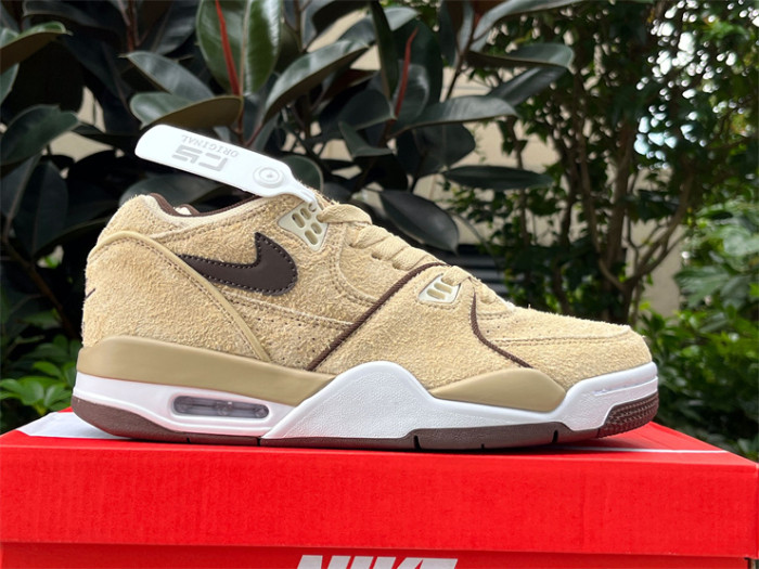 Authentic Nike Air Flight 89 Low “Khaki Suede”