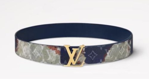 Super Perfect Quality LV Belts(100% Genuine Leather Steel Buckle)-4577