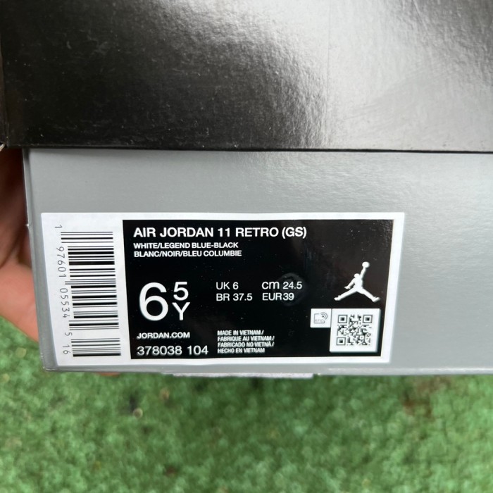 Authentic Air Jordan 11 “Legend Blue” 2024 GS