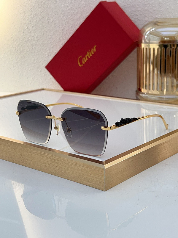 Cartier Sunglasses AAAA-6763