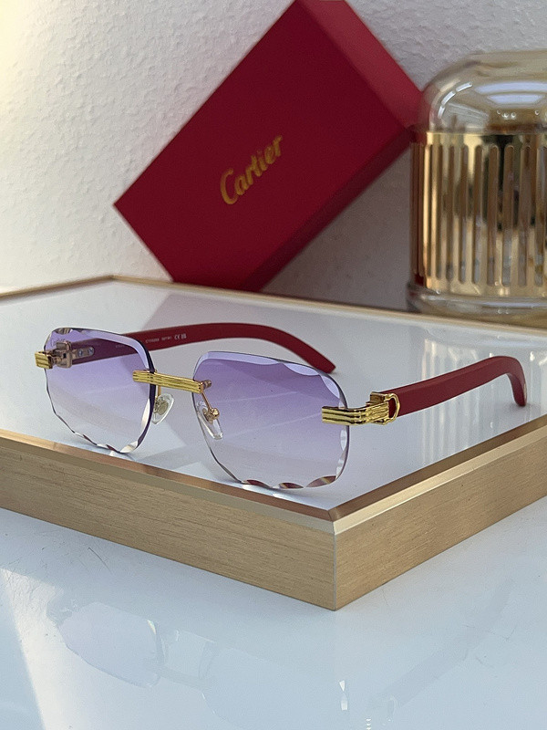 Cartier Sunglasses AAAA-6734