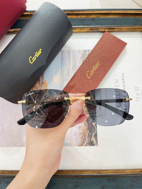 Cartier Sunglasses AAAA-6167