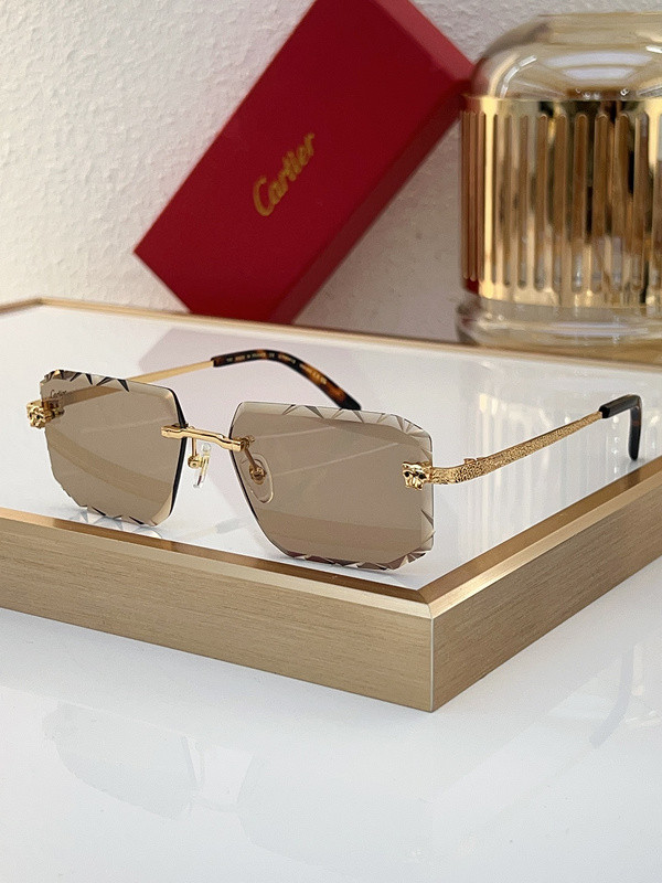 Cartier Sunglasses AAAA-6741