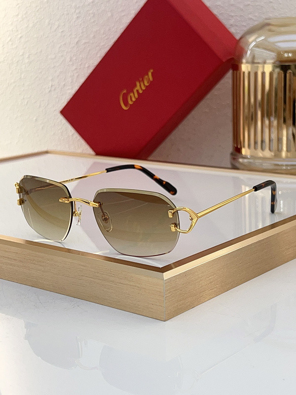 Cartier Sunglasses AAAA-6641