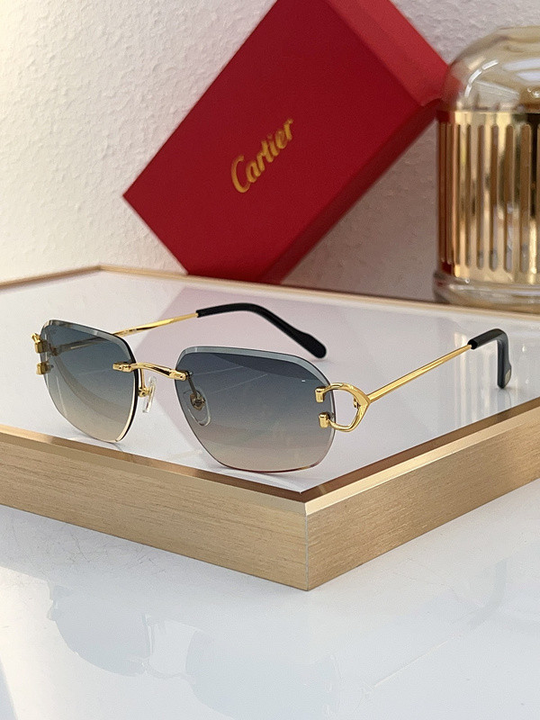 Cartier Sunglasses AAAA-6642