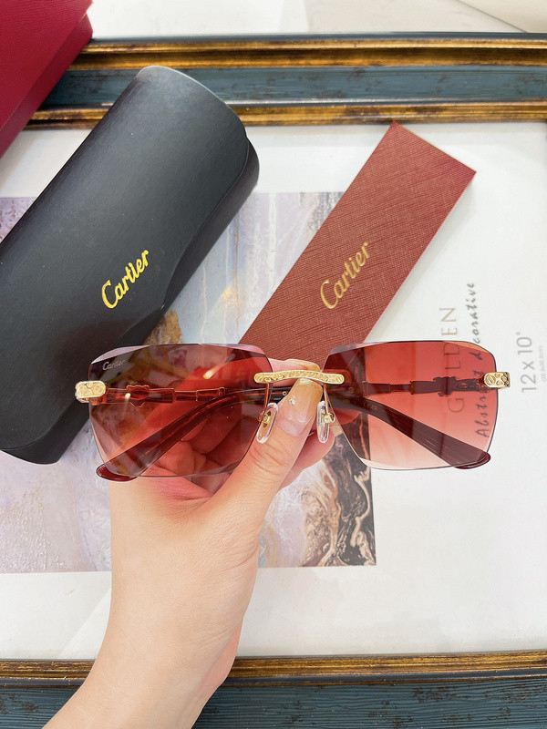 Cartier Sunglasses AAAA-6186