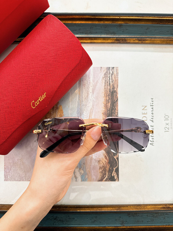 Cartier Sunglasses AAAA-5942