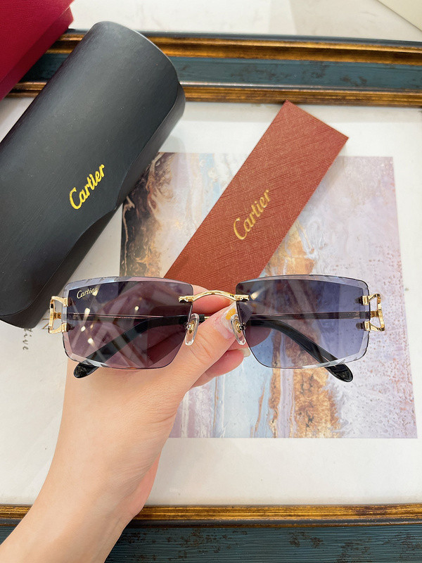 Cartier Sunglasses AAAA-5916
