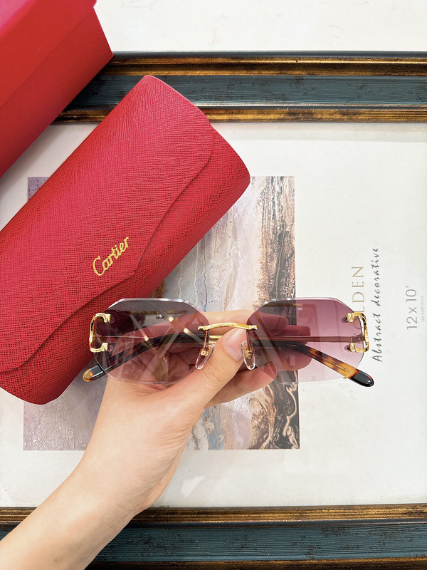 Cartier Sunglasses AAAA-5876