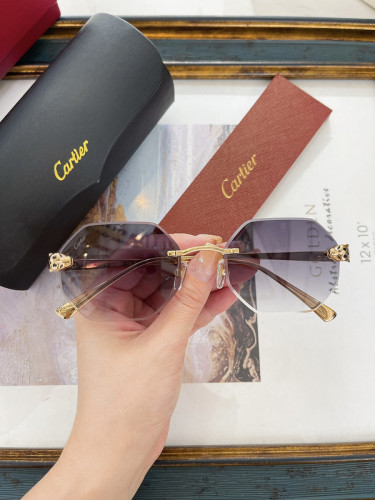 Cartier Sunglasses AAAA-6177