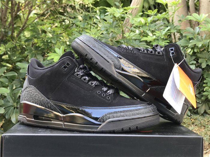 Authentic Air Jordan 3 Black cat