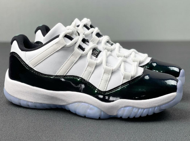Authentic Air Jordan 11 Low Emerald