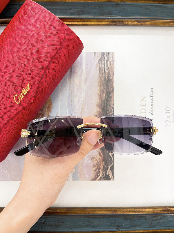 Cartier Sunglasses AAAA-7064