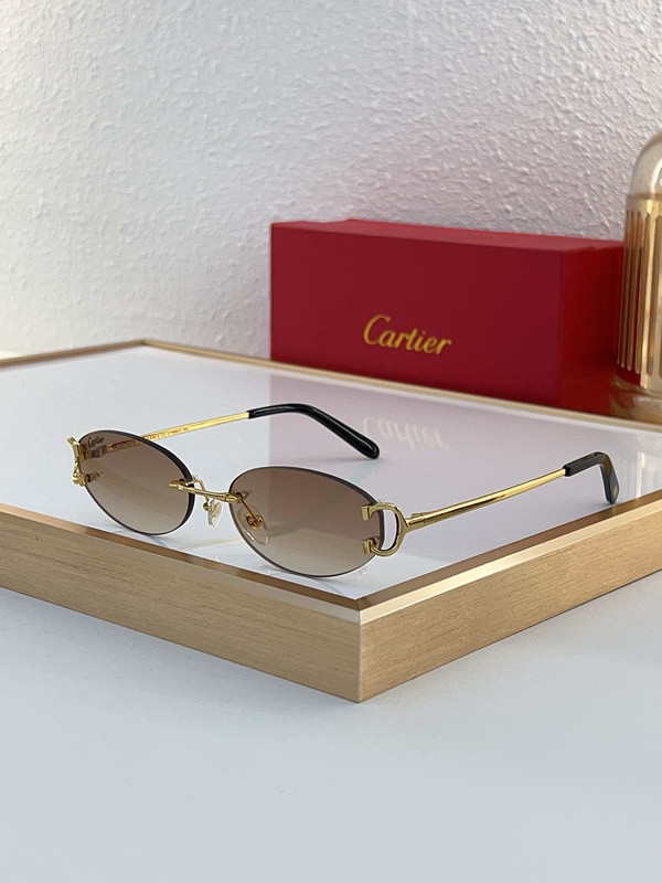 Cartier Sunglasses AAAA-6984