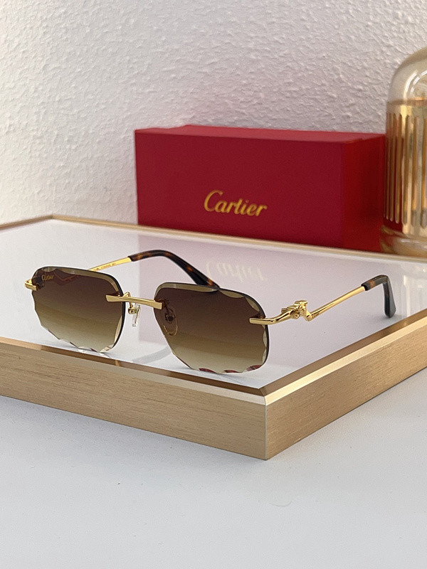 Cartier Sunglasses AAAA-7039