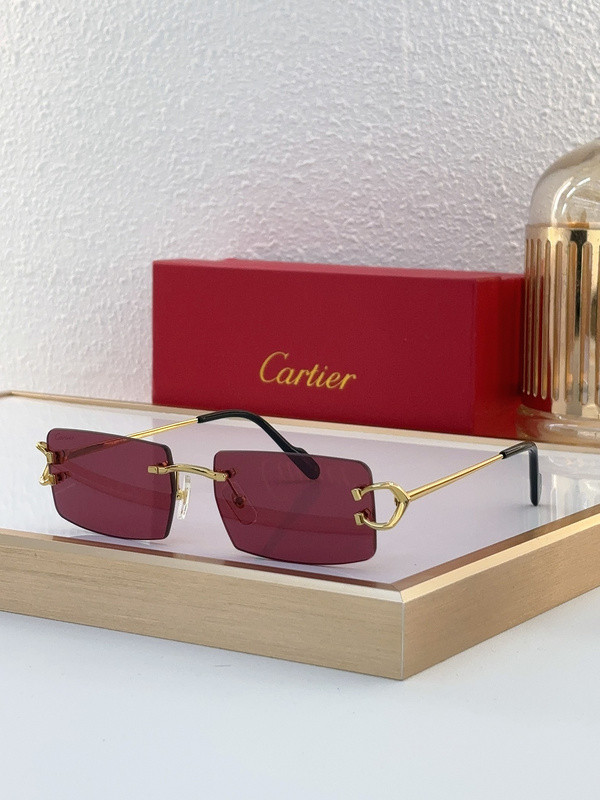 Cartier Sunglasses AAAA-7267