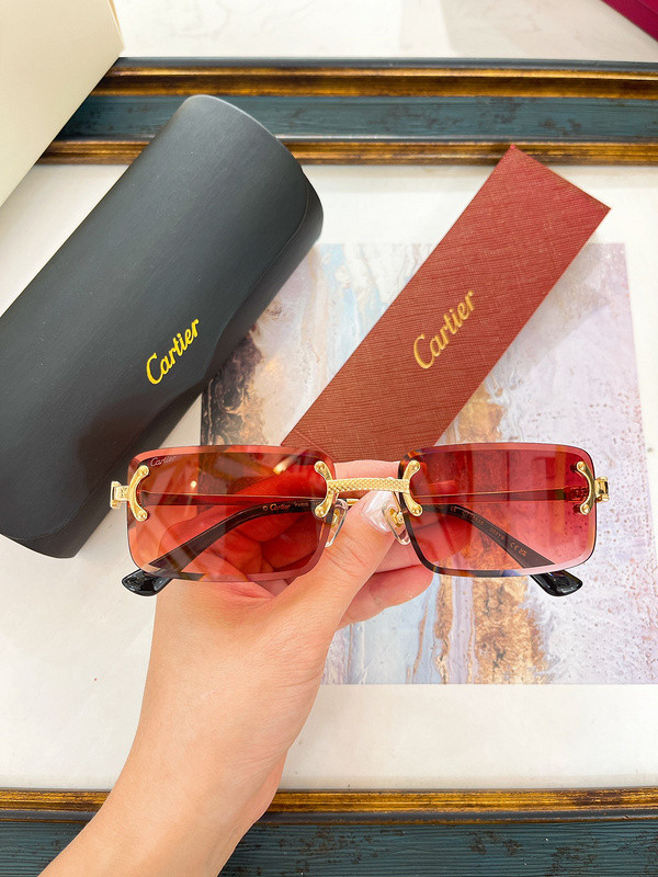 Cartier Sunglasses AAAA-7381