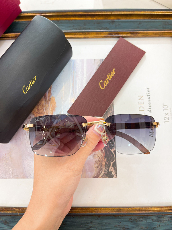 Cartier Sunglasses AAAA-7057